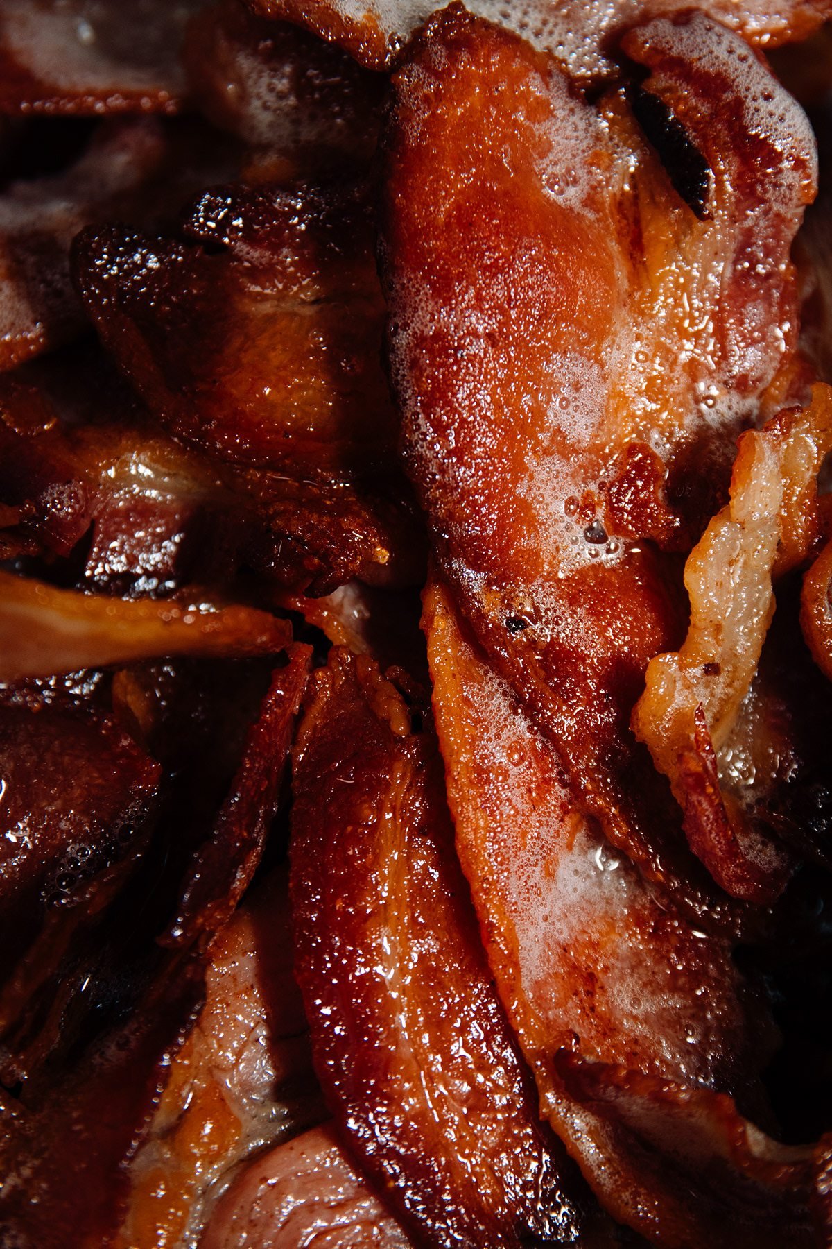 Mr Kong: carne glaseada en primer plano